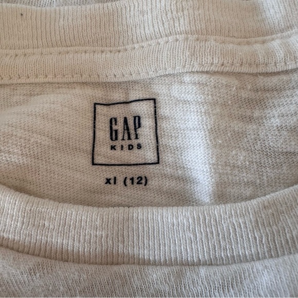 J. Crew GAP lot of 3 plaid flannel shirt and t-shirt boys size 12 bundle - Picture 13 of 13